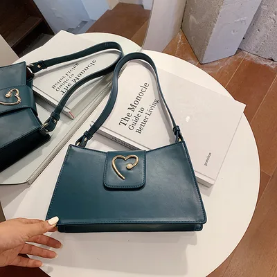 Small design fashion messenger bag Blue - Shop at LoveMi