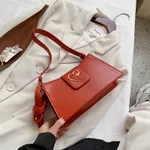 Small design fashion messenger bag - Orange