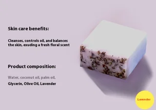 Thai honey handmade soap - Lavender
