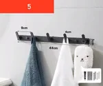 Perforation-free Wall-mounted Bathroom Towel Hook - 5 Hooks