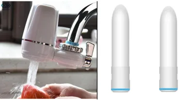 Faucet Water Purifier Kitchen Tap Water Filter Household Water Purifier 1 Faucet With 2Cores - Shop at LoveMi