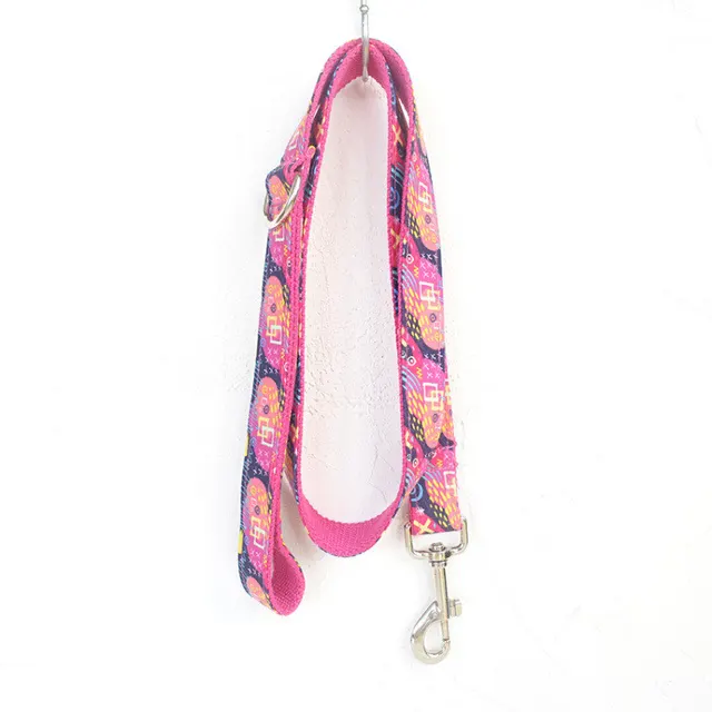 Pet supplies dog leash dog training running rope Pink Graffiti - Shop at LoveMi