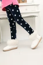 Girls' trousers - Five Pointed Stars-140Cm