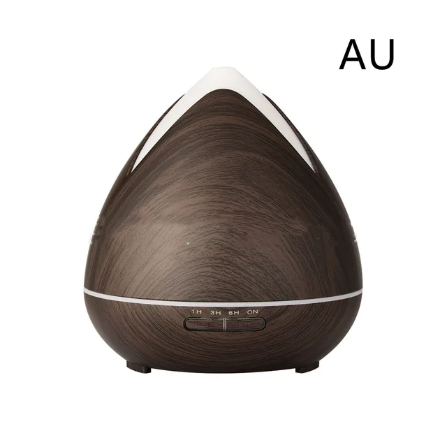 Wood Grain Air Humidifier Ultrasonic Colorful Night Light Deep Wood Grain - Shop at LoveMi