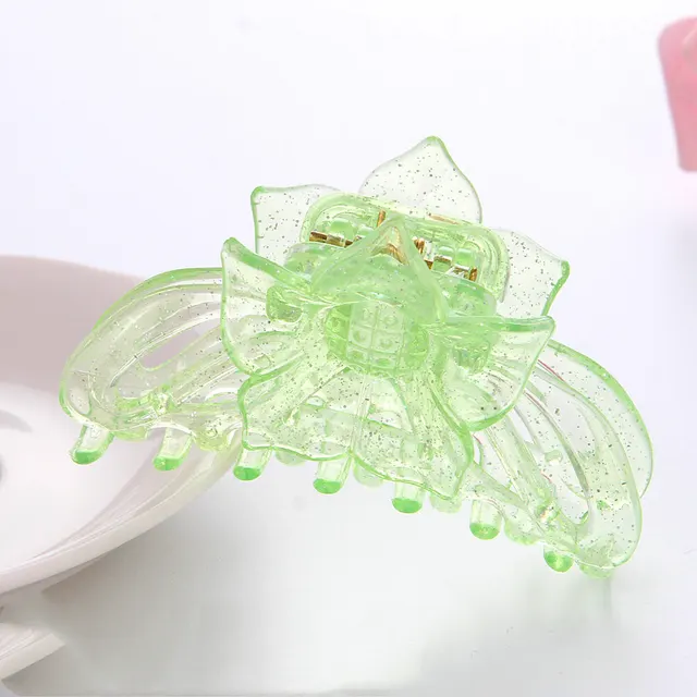 Ladies plastic hair clip Green - Shop at LoveMi