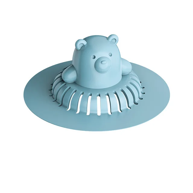 Anti-Odor Leak For Bathroom Silicone Floor - Blue