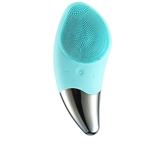 Charging silicone cleansing instrument Green - Shop at LoveMi