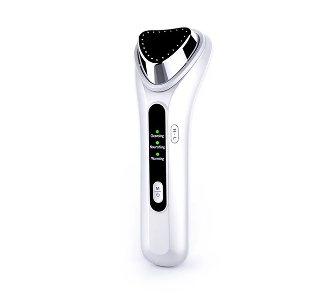 Electric Ultrasonic Facial Beauty Device White - Shop at LoveMi
