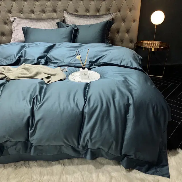 Pure cotton quilted sheets Blue - Shop at LoveMi