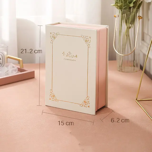 European Style Portable Zipper Storage Box for Jewelry Pink Book - Shop at LoveMi