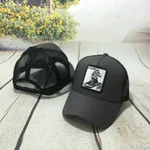 Animal embroidery baseball cap men and women summer - Black