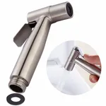 Stainless Steel Nickle Bathroom Handheld Bidet Shattaf Sprayer Transforms Toilet Into Spray BidetVaporizer - Ws024