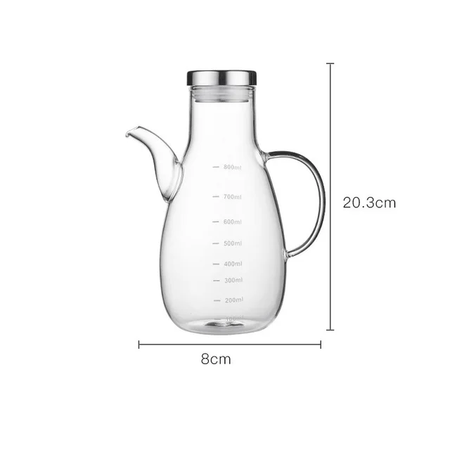 A glass oil can can be filled with oil cans - 5 Style