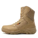 Leather Boots Outdoor Snow Boots Sports Shoes For Men - Beige