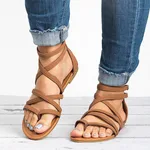 Criss Cross Sandals - Own New-36