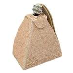 Hot drilling evening bag - Champagne Color