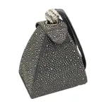 Hot drilling evening bag - Grey