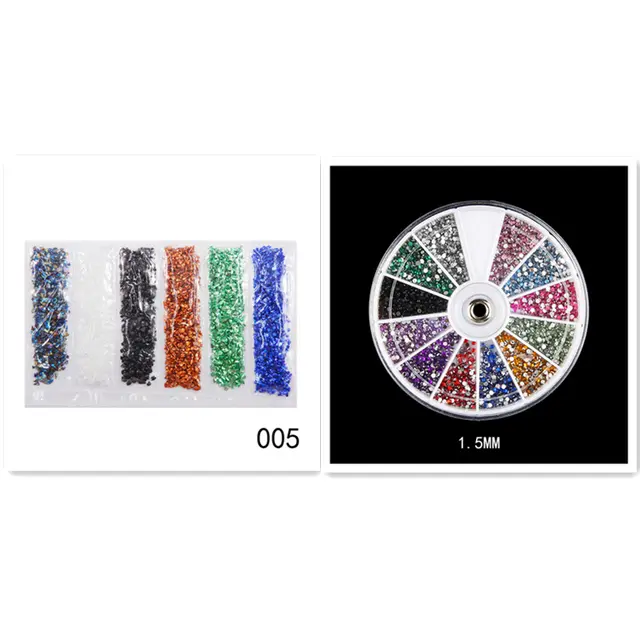 Nail Supplies, Diamond Glass Fragments, Gold And Silver Broken Glass Nails 005Style Set - Shop at LoveMi