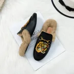 Wear flat bunny shoes in autumn and winter - Tiger Head-35