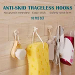 Reusable Anti-skid Traceless Hooks - Q10Pcs