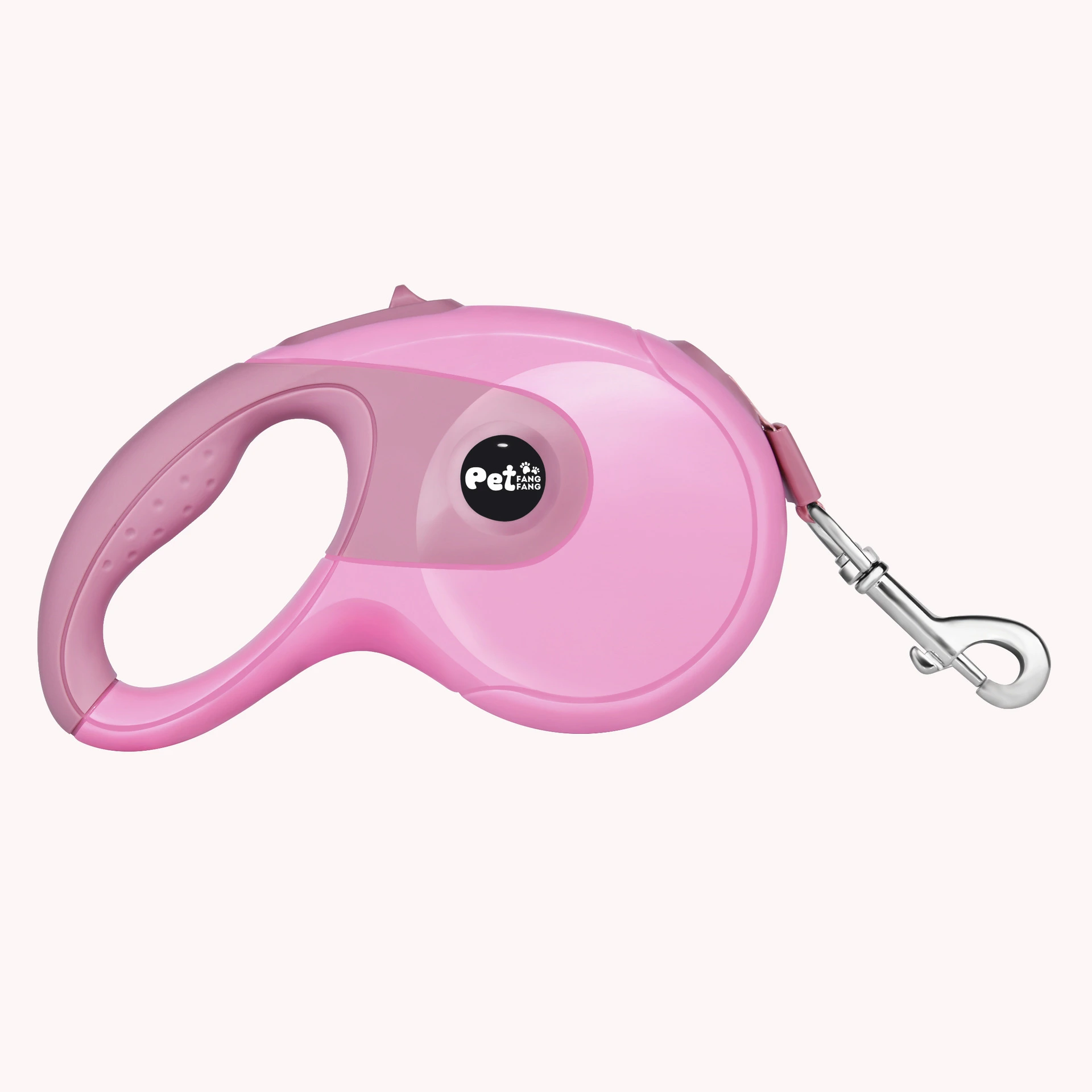 The factory sells high-end dog walking rope rope glue, skid proof dog leash and pet automatic telescopic traction rope - Pink