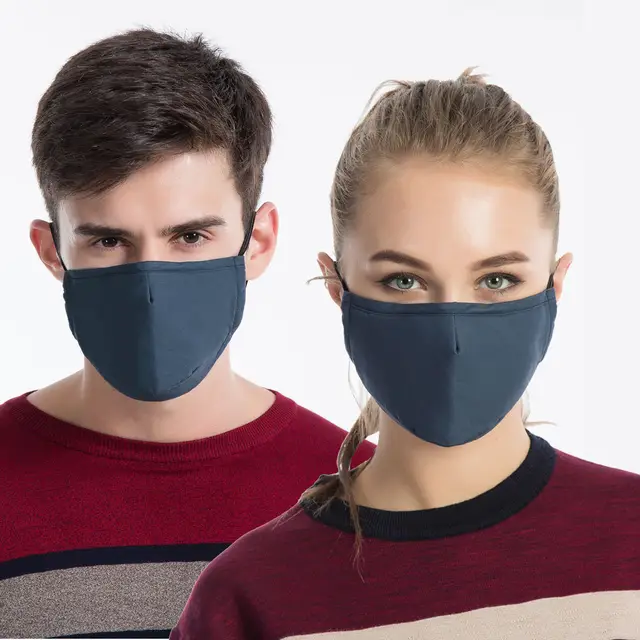 Pm2.5 activated carbon mask Navy Blue - Shop at LoveMi