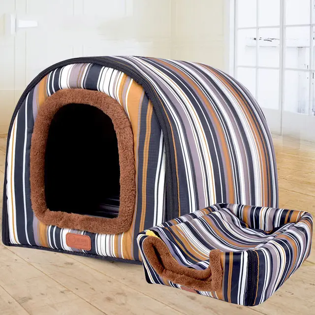 The New House Can Be Removed And Washed Pet Kennel - Adhesive Stripes