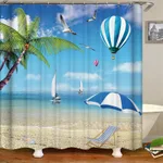 Digital printing shower curtain - 3Style