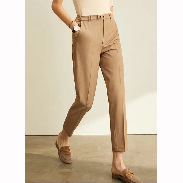 Nine points professional casual pants - Khaki