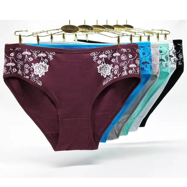 Women's floral print briefs Color Mixing - Shop at LoveMi