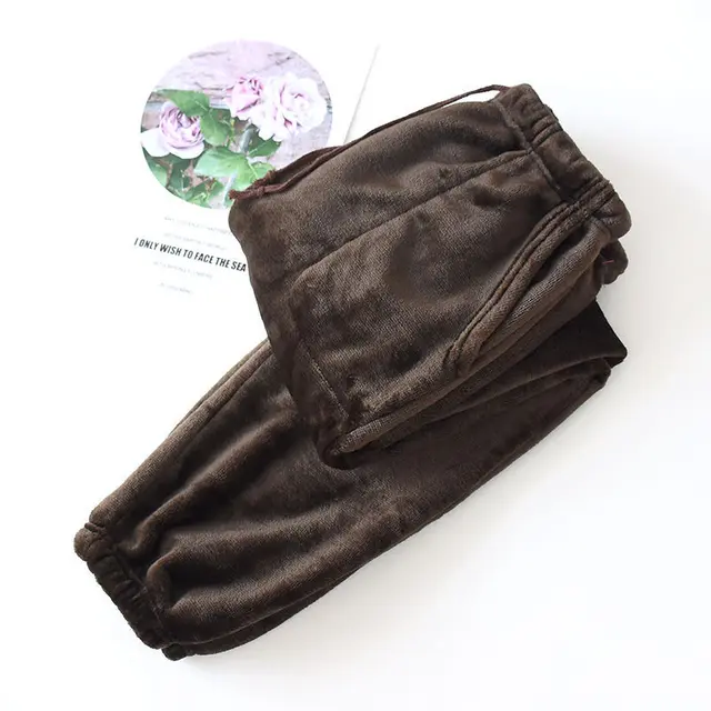 Warm home pants - Khaki