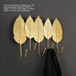 The key to the door hook - Leaf 5Hooks