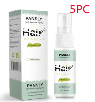 Permanent Hair Removal Inhibitor Spray Painless Beard Legs Armpit Smooth Repair - 5 Green