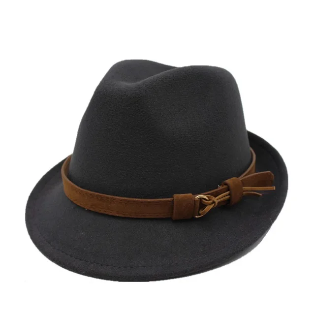 European and American fashion woolen hat - Dark Grey