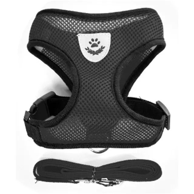 Dog's chest harness traction rope Black - Shop at LoveMi