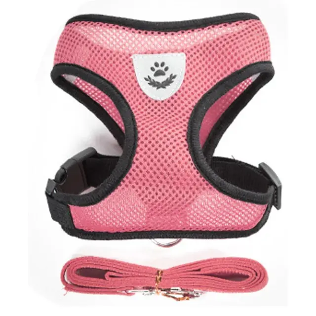 Dog's chest harness traction rope Pink - Shop at LoveMi