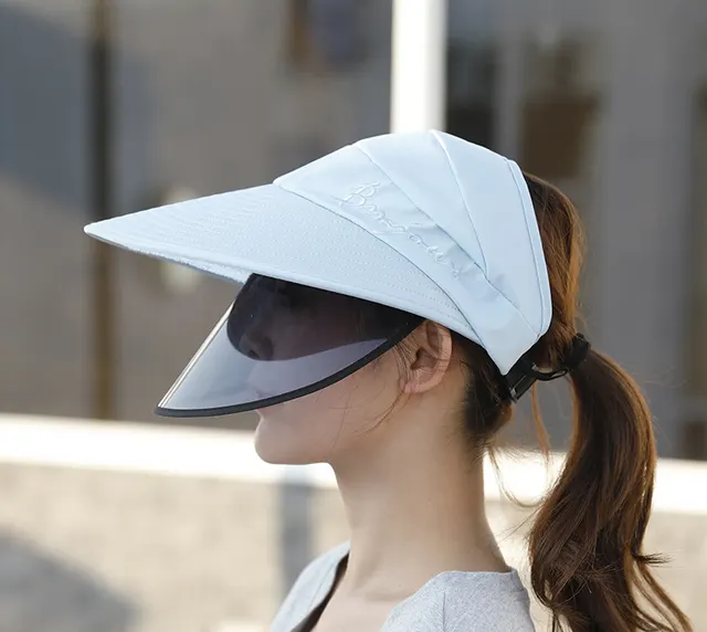 Cycling protective sun hat - A Sky Blue