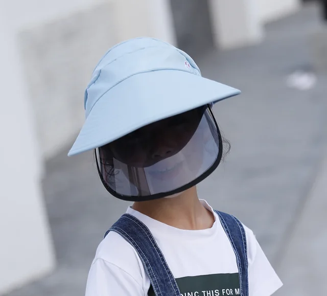 Cycling protective sun hat - C Sky Blue