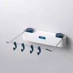 Multifunctional washbasin storage rack - White Blue
