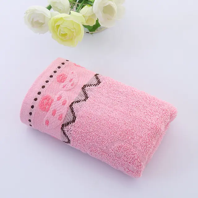 Cotton face towel Pink - Shop at LoveMi