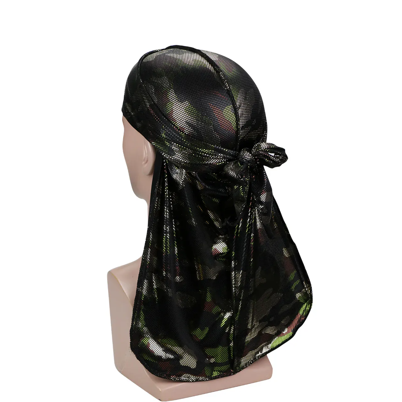 Long-tailed pirate hat and python print cap - Python Camouflage