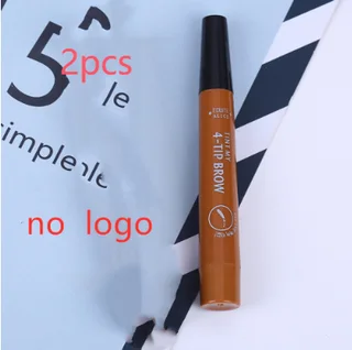 Liquid water eyebrow pencil - Light Brown No Logo 2Pcs