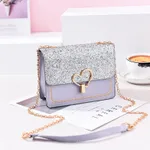 Chain student cross-body bag - Grey