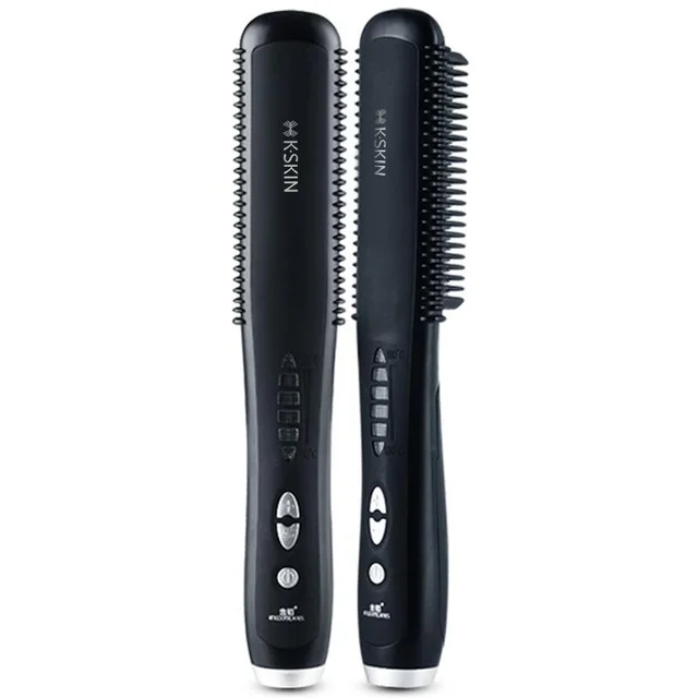 Straight hair comb curling iron Black - Shop at LoveMi