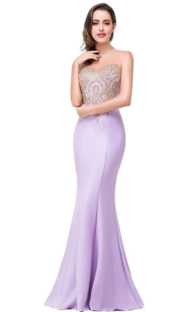 Fishtail bride toast costume - Lavender