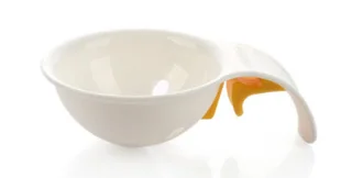 Kitchen tools egg white separator - White
