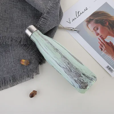 Hot Hot Hot Stainless Steel Vacuum Flask Hot Water Outdoor Sport Thermal Water Bottle 500ML Coke Bottle W - Shop at LoveMi