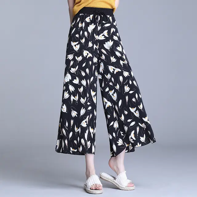 Side slit wide leg pants Tulip - Shop at LoveMi