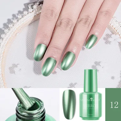 Mirror Nail Polish Green3Pcs - Shop at LoveMi