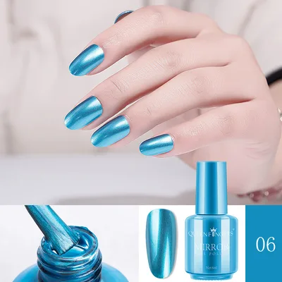Mirror Nail Polish Mirror Blue3Pcs - Shop at LoveMi